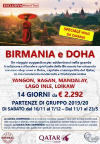 Birmania e Doha - Viaggio da Ragusa